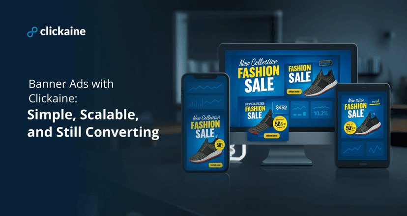 Banner Ads with Clickaine: Simple, Scalable, and Still Converting