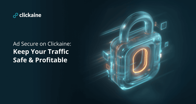 Ad Secure on Clickaine: Keep Your Traffic Safe & Profitable