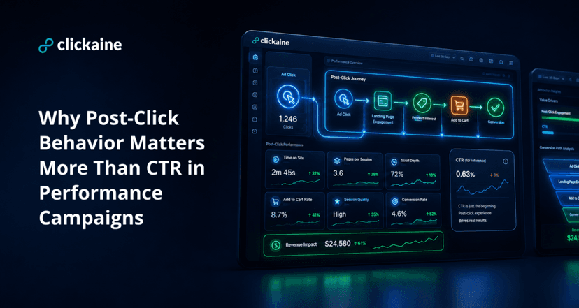 Why Post-Click Behavior Matters More Than CTR in Performance Campaigns