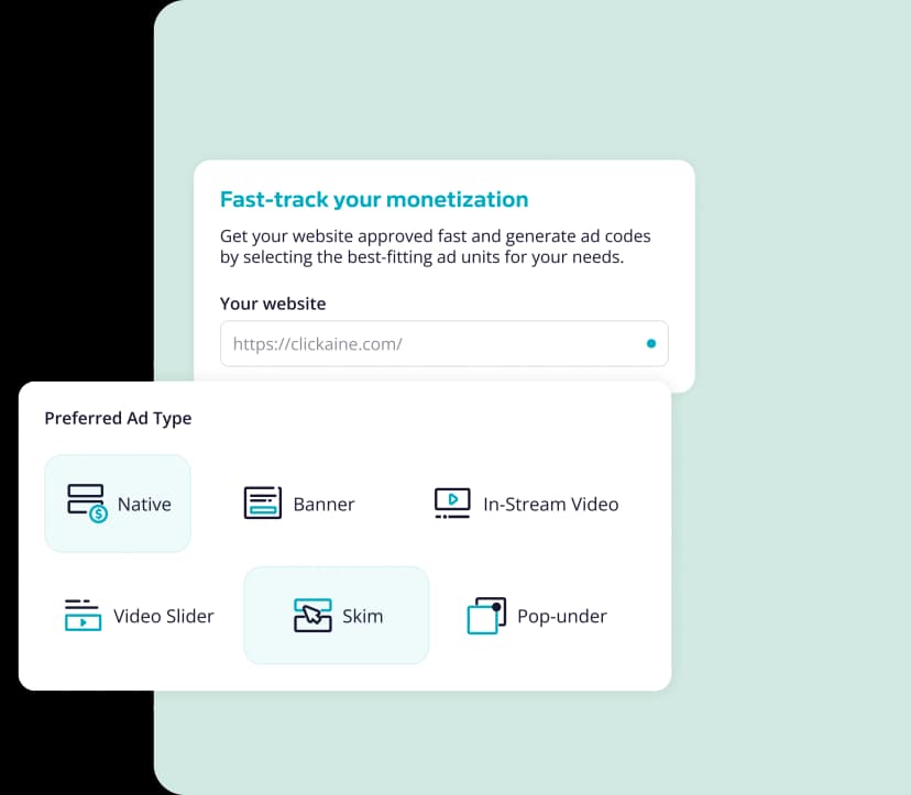 Add your websites easy